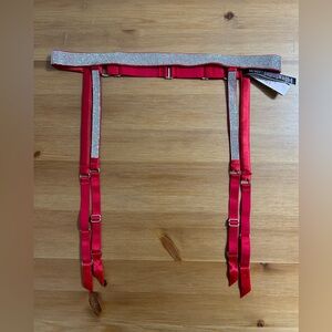 Victoria’s Secret Very Sexy shine strap red garter